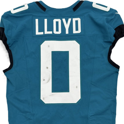 Devin Lloyd GAME-WORN 10/12/25 Jacksonville Jaguars🐆NFL Nike Jersey👕vs. Seahawks