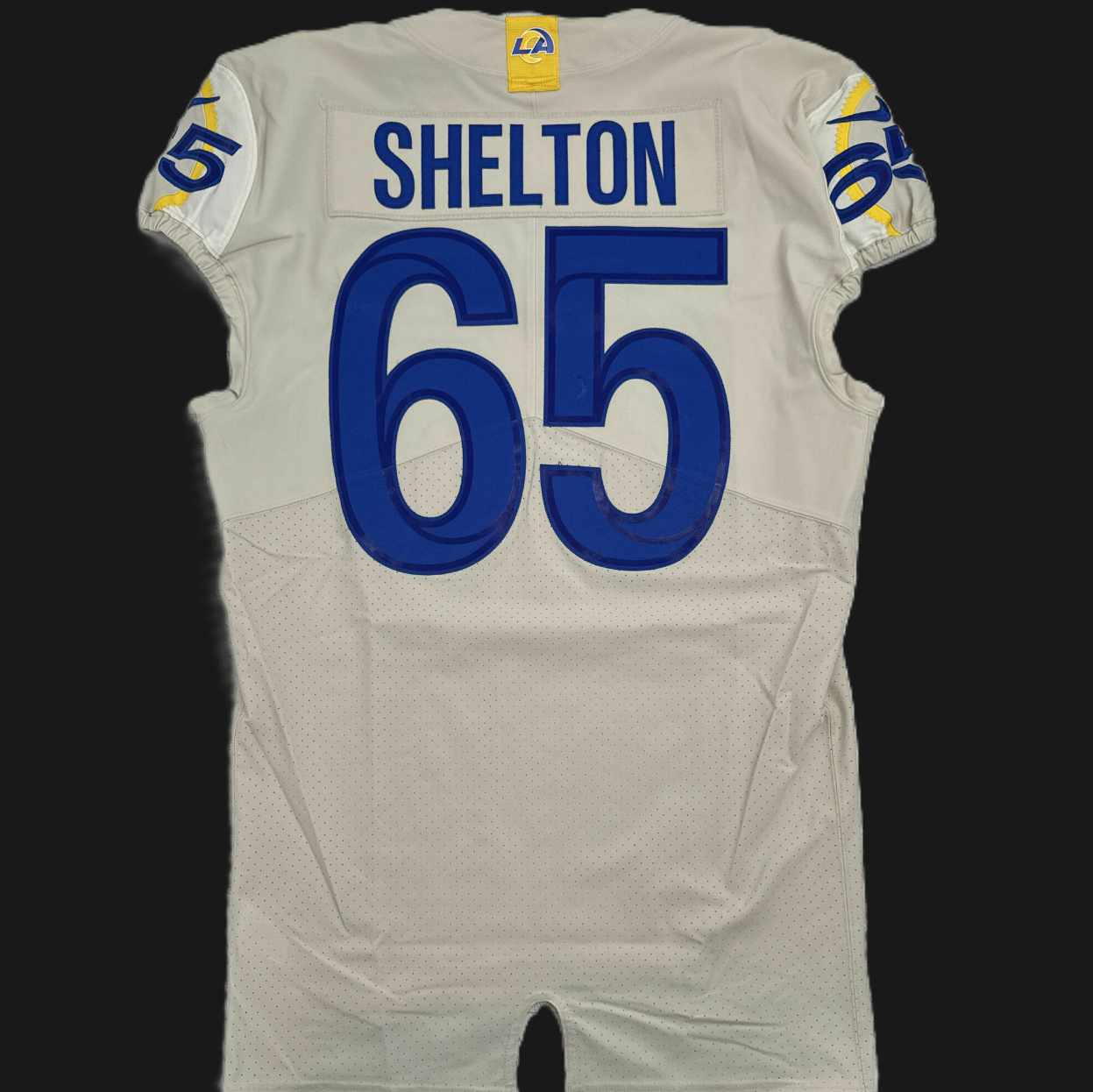Coleman Shelton GAME ISSUED Los Angeles Rams Nike NFL On-Field Jersey 👕 Inc. COA 🔥