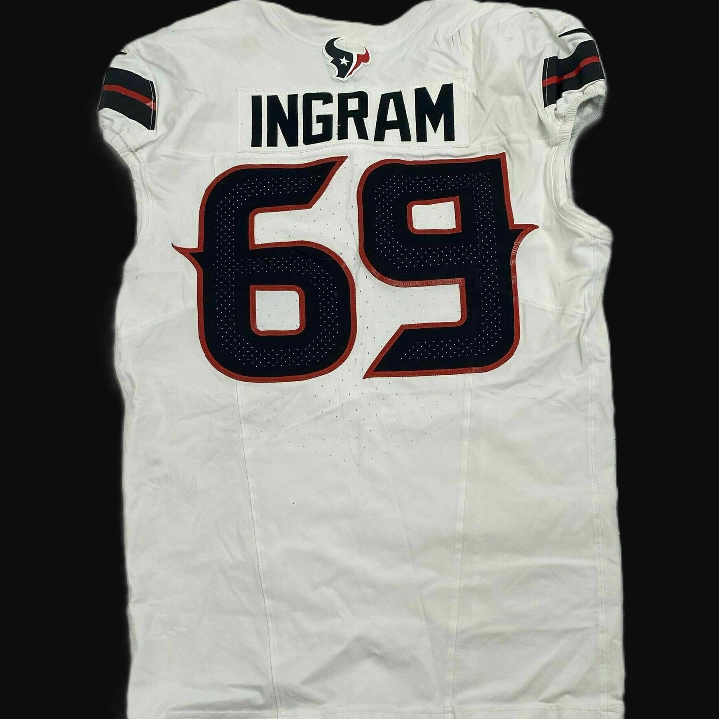 Ed Ingram GAME WORN 10/20/25 Houston Texans Nike NFL Jersey vs Seattle Seahawks Inc. COA