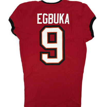 Emeka Egbuka GAME ISSUED Tampa Bay Buccaneers Nike On-Field NFL Jersey Inc. COA
