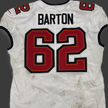 Graham Barton GAME WORN 💪 10/12/25 Tampa Bay Buccaneers Nike On-Field NFL Jersey 👕 vs. 49ers Inc. COA