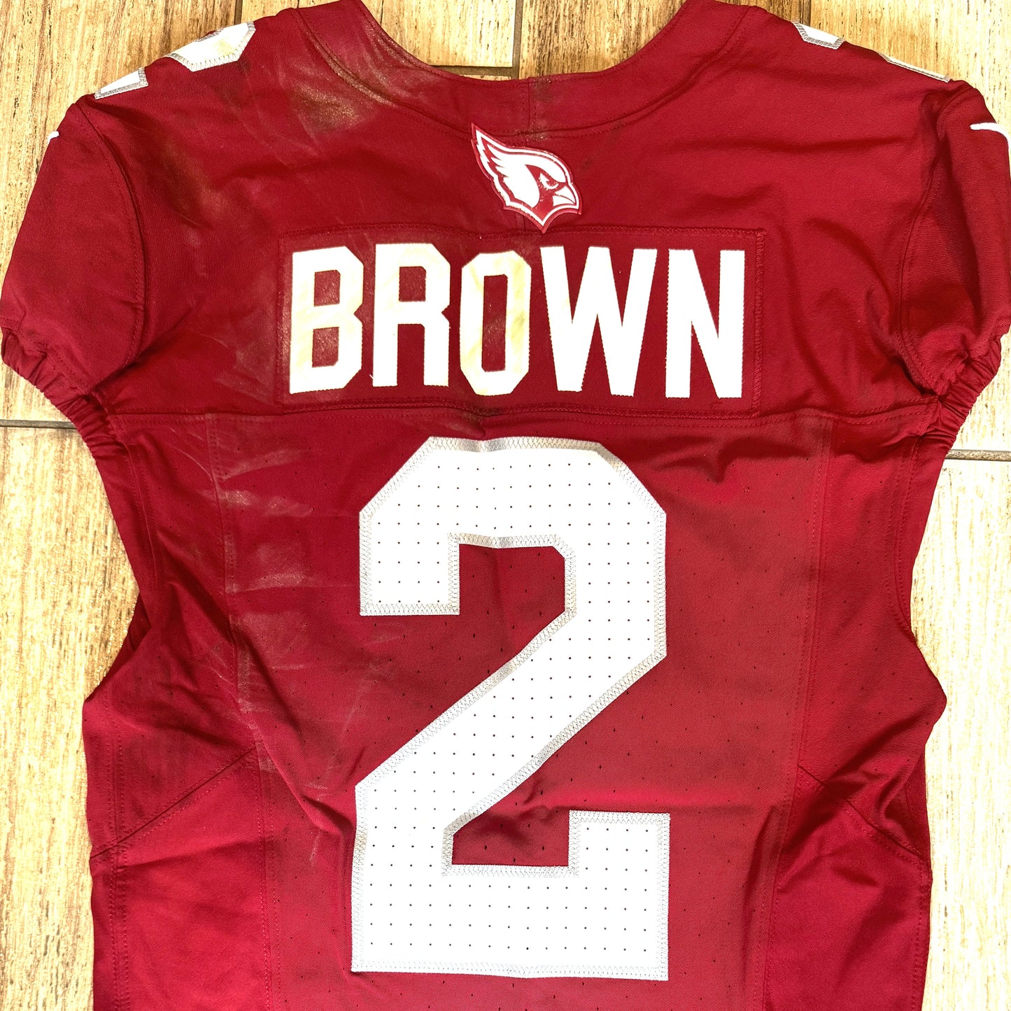 Marquise Brown GAME WORN💪11/12/23 PHOTO MATCHED Arizona Cardinals NFL Jersey WIN vs. Falcons