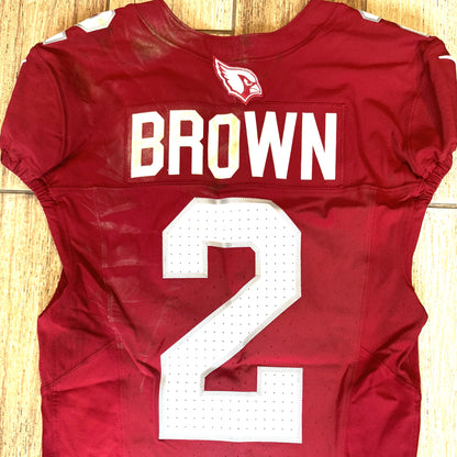 Marquise Brown GAME WORN💪11/12/23 PHOTO MATCHED Arizona Cardinals NFL Jersey WIN vs. Falcons
