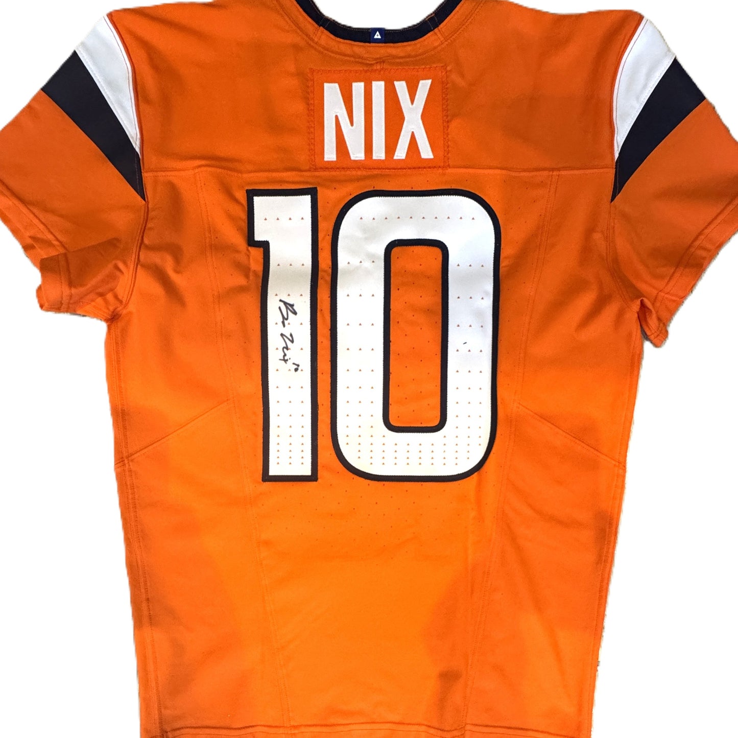 BO NIX Hand Signed ✍️ Denver Broncos Nike AUTHENTIC NFL Jersey Inc. PSA COA 🛡️