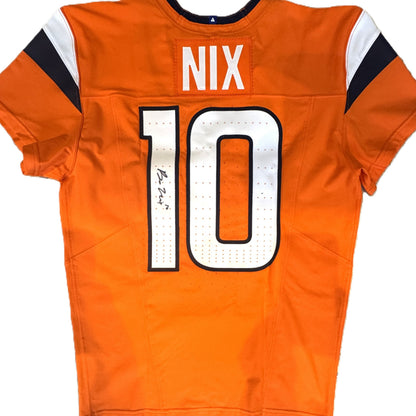 BO NIX Hand Signed ✍️ Denver Broncos Nike AUTHENTIC NFL Jersey Inc. PSA COA 🛡️