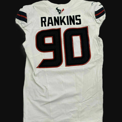 Sheldon Rankins GAME WORN 🔥10/20/25 Houston Texans Nike NFL Jersey 👕 vs Seattle Seahawks Inc. COA