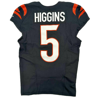 Tee Higgins GAME WORN 💪 10/26/25 Cincinnati Bengals 🐅 Nike NFL Jersey 👕vs New York Jets inc. COA 🛡️