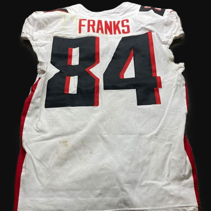 Feliepe Franks GAME WORN💪11/09/25 PHOTO MATCHED Atlanta Falcons NFL Jersey vs Indianapolis Colts Also includes PSA Authentication