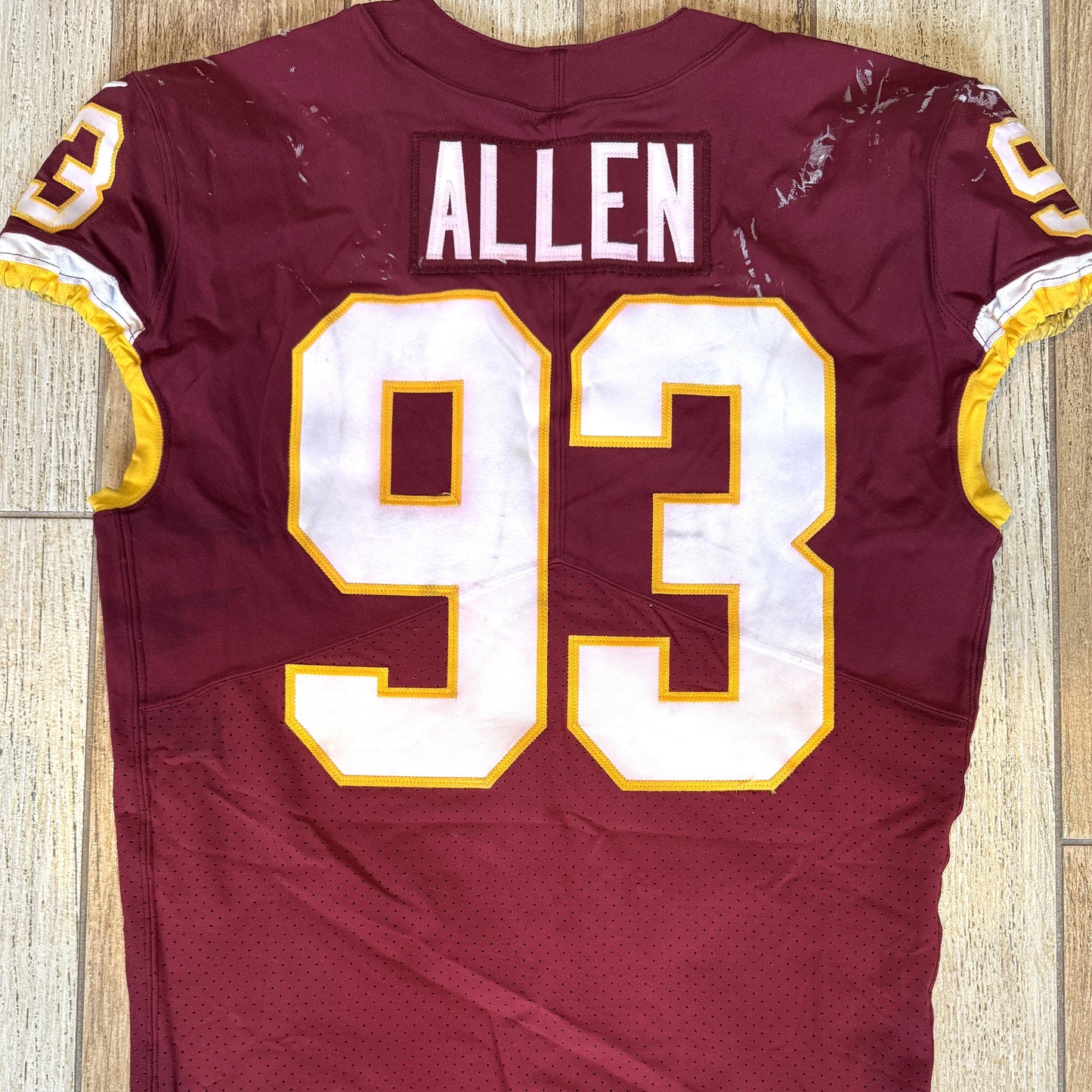 Jonathan Allen GAME-WORN & PHOTO-MATCHED Jersey Washington Commanders | 12/26/21 vs. Cowboys (Salute to Service Game) | PSA Certified | Size 44