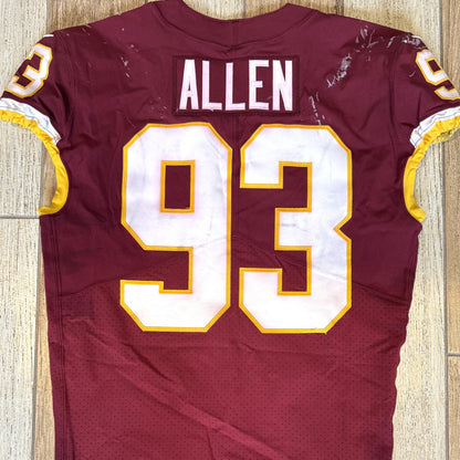 Jonathan Allen GAME-WORN & PHOTO-MATCHED Jersey Washington Commanders | 12/26/21 vs. Cowboys (Salute to Service Game) | PSA Certified | Size 44