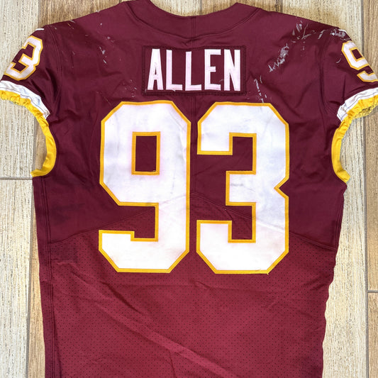 Jonathan Allen GAME-WORN & PHOTO-MATCHED Jersey Washington Commanders | 12/26/21 vs. Cowboys (Salute to Service Game) | PSA Certified | Size 44