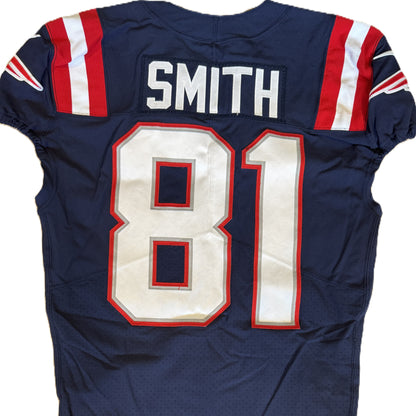 Jonnu Smith GAME WORN 💪 11/14/2021 New England Patriots Nike NFL Jersey 🎽 vs. Browns  PSA Authenticated 🛡️