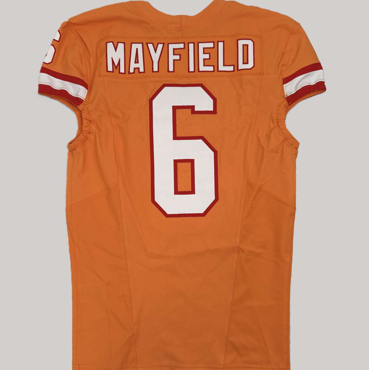 Baker Mayfield GAME ISSUED Tampa Bay Buccaneers On-Field Nike NFL Creamsicle Jersey Including COA