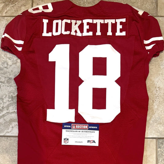 Ricardo Lockette TEAM-ISSUED💪SuperBowl XLVII San Francisco 49ers NFL Jersey👕