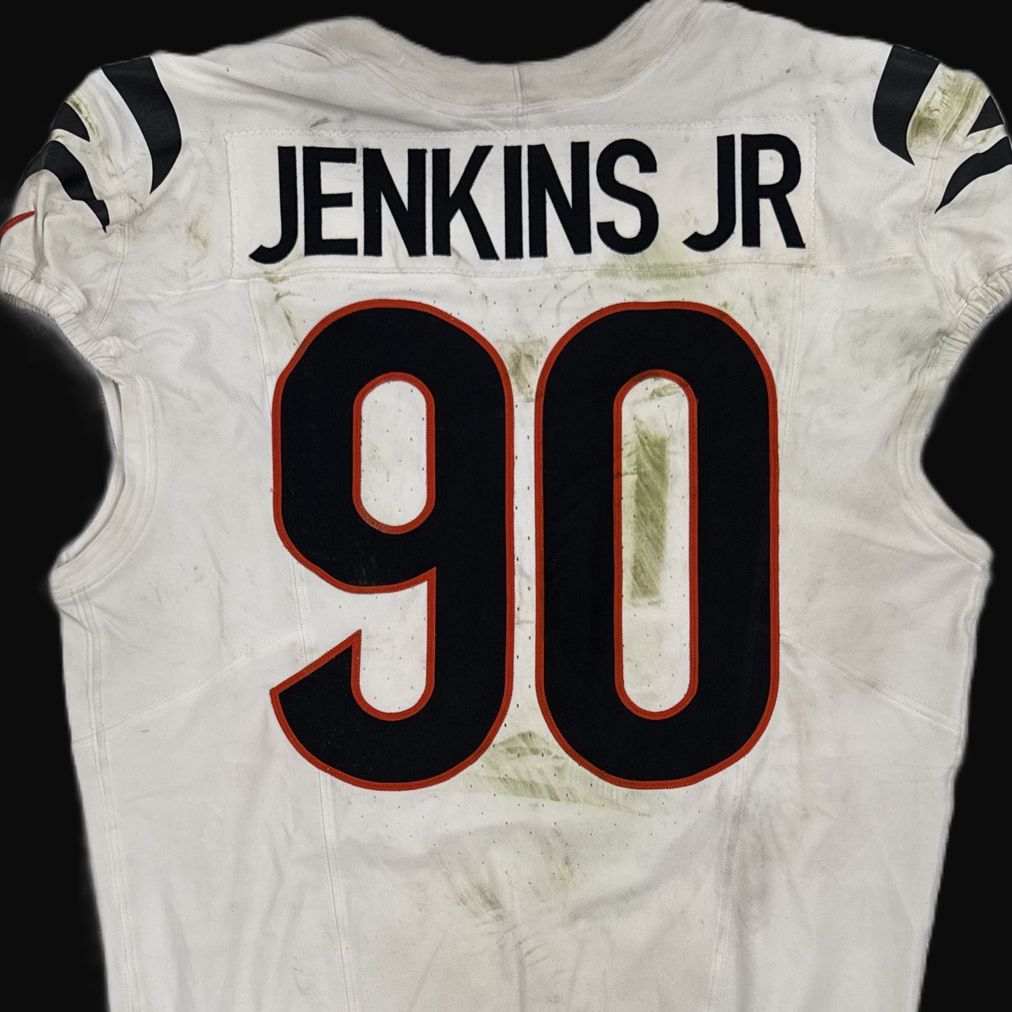 Kris Jenkins Jr. GAME-WORN 09/29/25💪Cincinnati Bengals🐅NFL Jersey vs. Denver Broncos