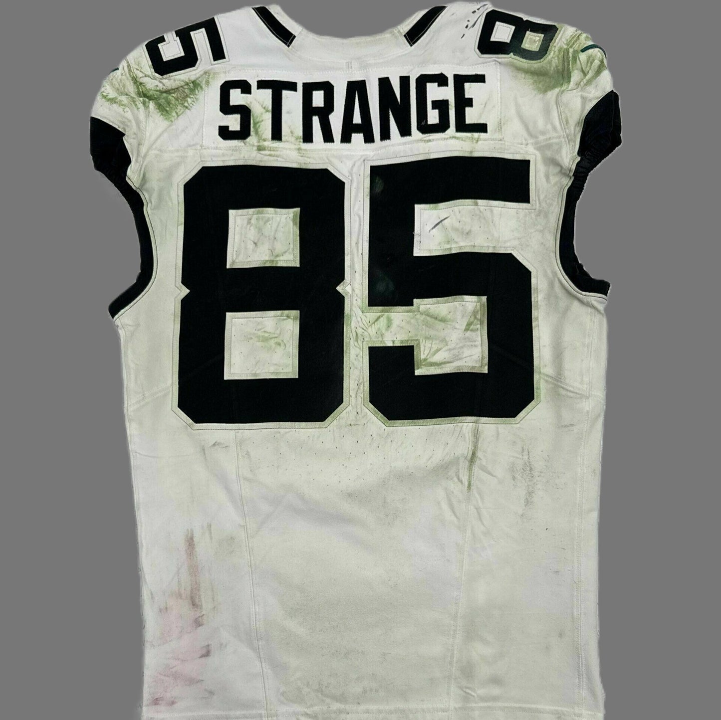 Brenton Strange GAME WORN 11/23/25 Jacksonville Jaguars 🐆 NFL Jersey vs Arizona Cardinals Also Includes Certificate of Authenticity
