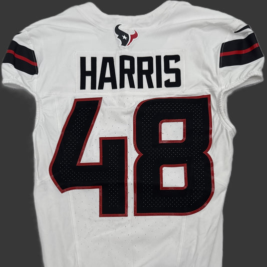 Christian Harris GAME WORN 💪 09/15/25 Houston Texans Nike NFL Jersey 🎽 vs. Tampa Bay Buccaneers