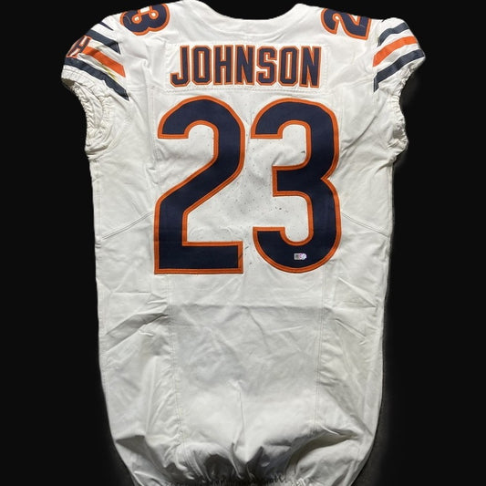 Roschon Johnson GAME WORN 10/27/24 PHOTO MATCHED Chicago Bears Nike NFL Jersey vs Washington Commanders Also includes COA 🛡️