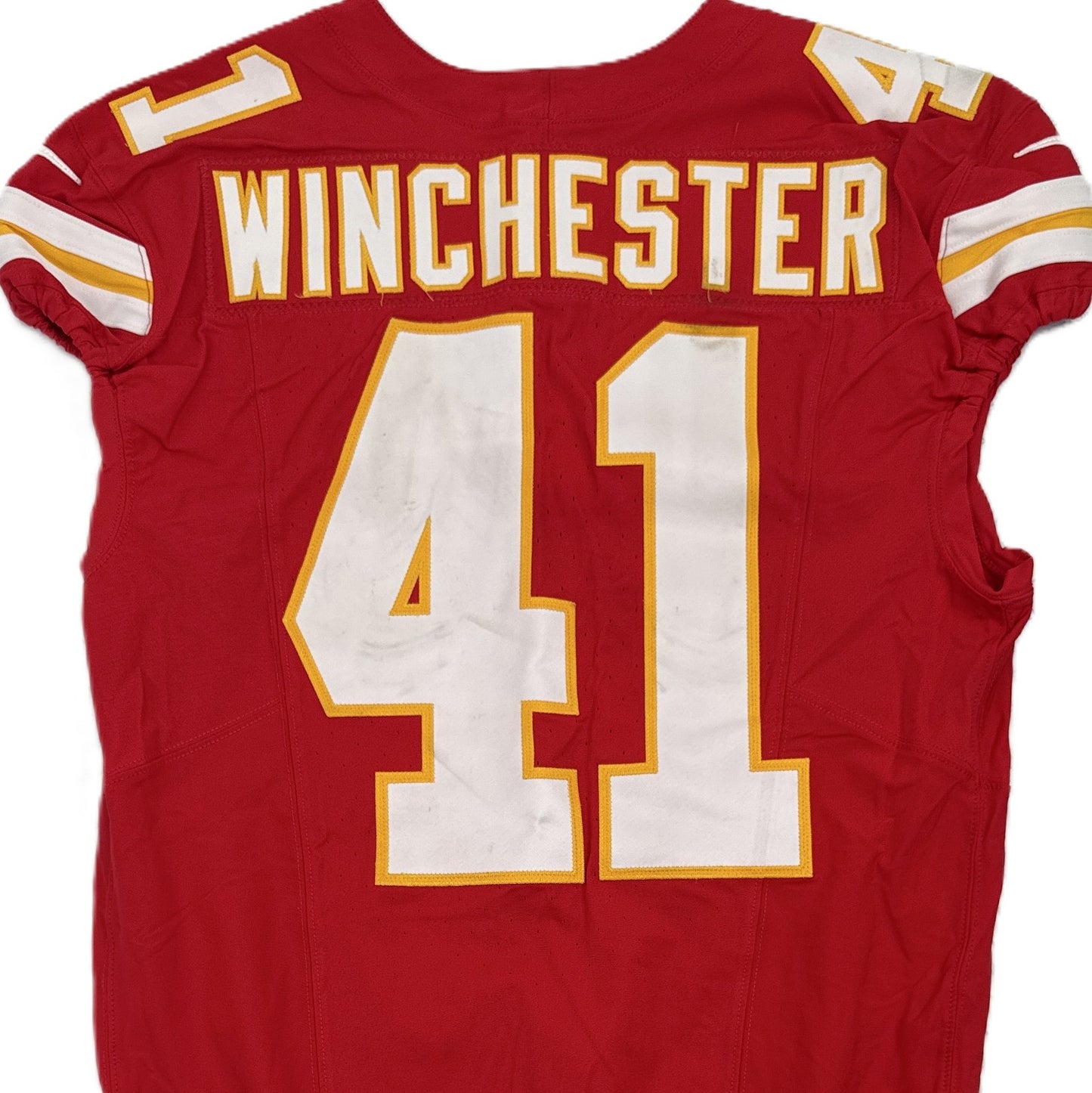 James Winchester GAME-USED💪09/28/25 Kansas City Chiefs NFL Jersey🎽vs. Baltimore Ravens