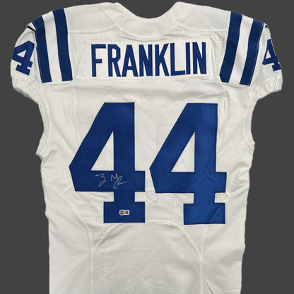 Zaire Franklin SIGNED ✍️ TEAM ISSUED 💪 Indianapolis Colts 🐎 Nike NFL Jersey 👕 Inc.COA📄
