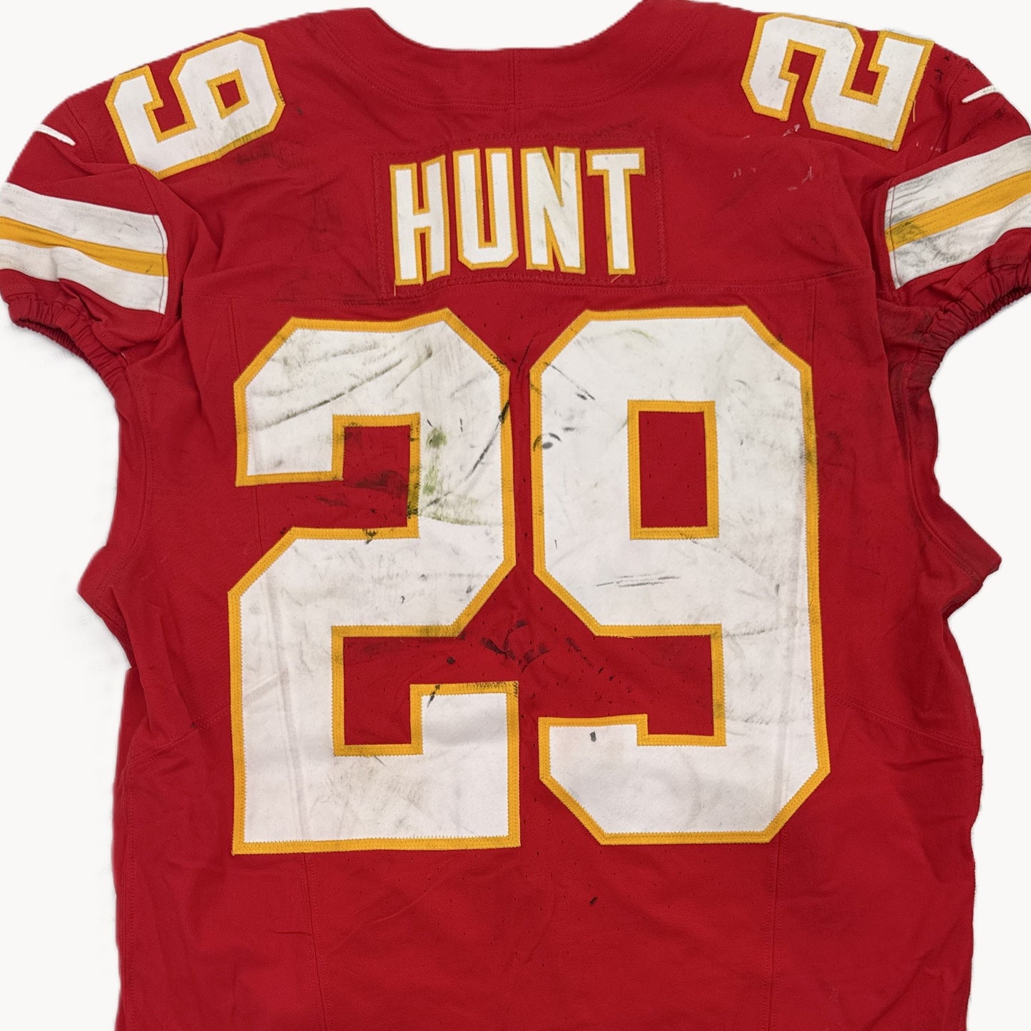Kareem Hunt GAME-USED💪09/28/25 Kansas City Chiefs NFL Jersey🎽vs. Baltimore Ravens