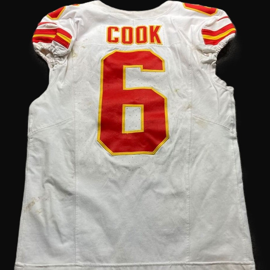 Bryan Cook GAME WORN 💪 09/05/25 Kansas City Chiefs Nike NFL Jersey vs Los Angeles Chargers Also includes Professional Sports Authenticator (PSA)