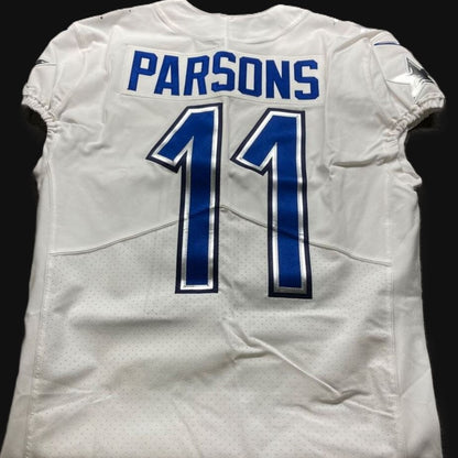 Micah Parsons GAME ISSUED 💪 Dallas Cowboys Pro Bowl Games Nike NFL Jersey 👕 Also includes COA