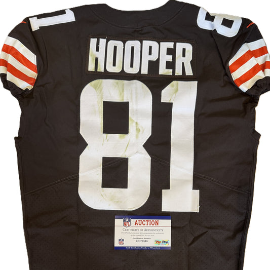Austin Hooper GAME-WORN 11/15/20💪PHOTO-MATCHED📸Cleveland Browns NFL Jersey👕vs. Houston Texans