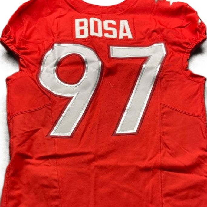 Joey Bosa GAME ISSUED 💪 Los Angeles Chargers 2025 Pro Bowl Games NFL Jersey 👕 Also includes COA
