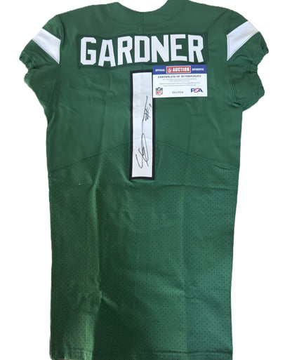 Sauce Gardner Signed ✍️ New York Jets AUTHENTIC Nike NFL Jersey 👕 Inc. PSA Certificate of Authenticity 📏