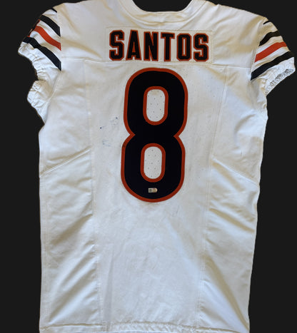 Cairo Santos GAME WORN 💪 09/22/24 Chicago Bears Nike NFL Jersey vs Indianapolis Colts Inc COA 🛡️