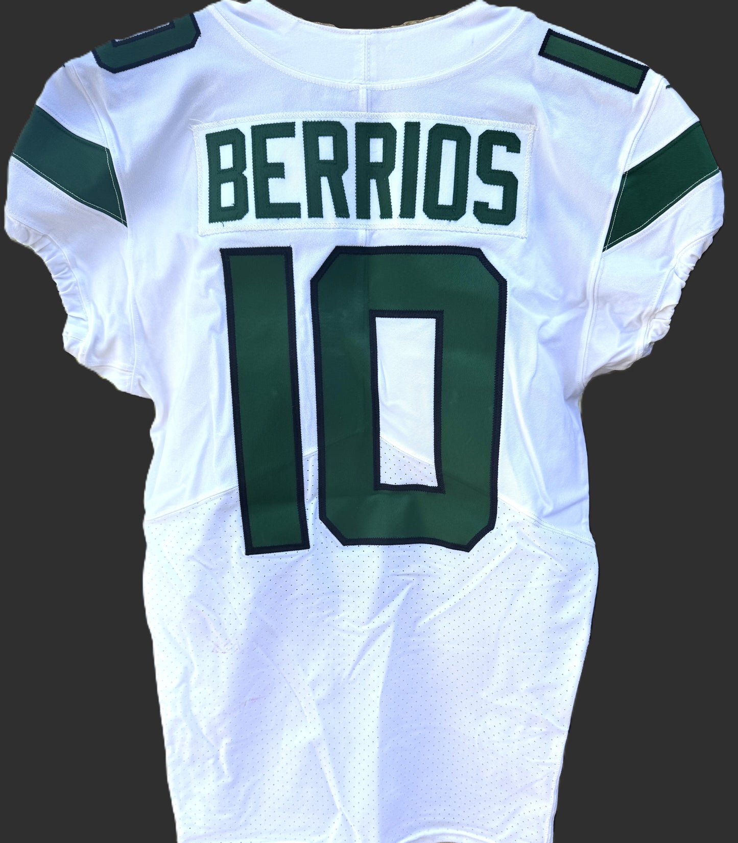 Braxton Berrios GAME WORN 💪 New York Jets Nike NFL Jersey 👕 Also features PSA Certificate of Authenticity🛡️