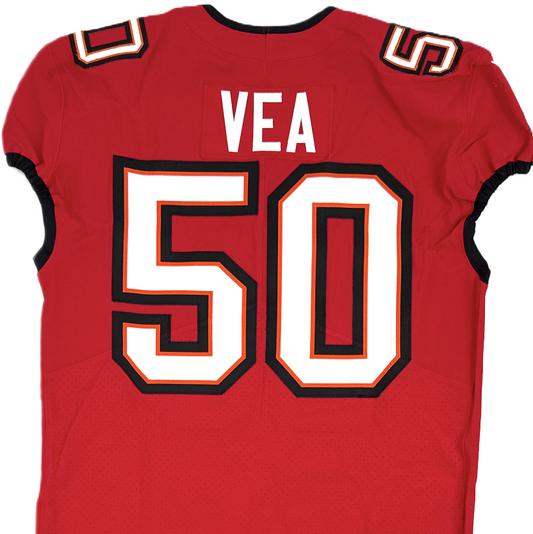 Vita Vea GAME-ISSUED💪Tampa Bay Buccaneers On-Field Nike NFL Jersey🎽Inc.COA📄
