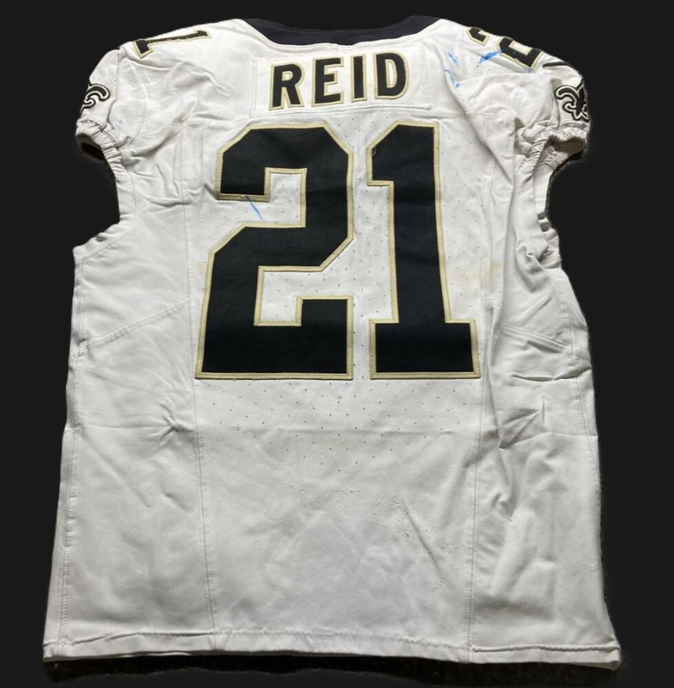 Justin Reid GAME WORN 💪 11/02/25 PHOTO MATCHED 📸 Saints NFL Jersey 🎽 vs Rams Includes Proof of Authenticity 🛡️