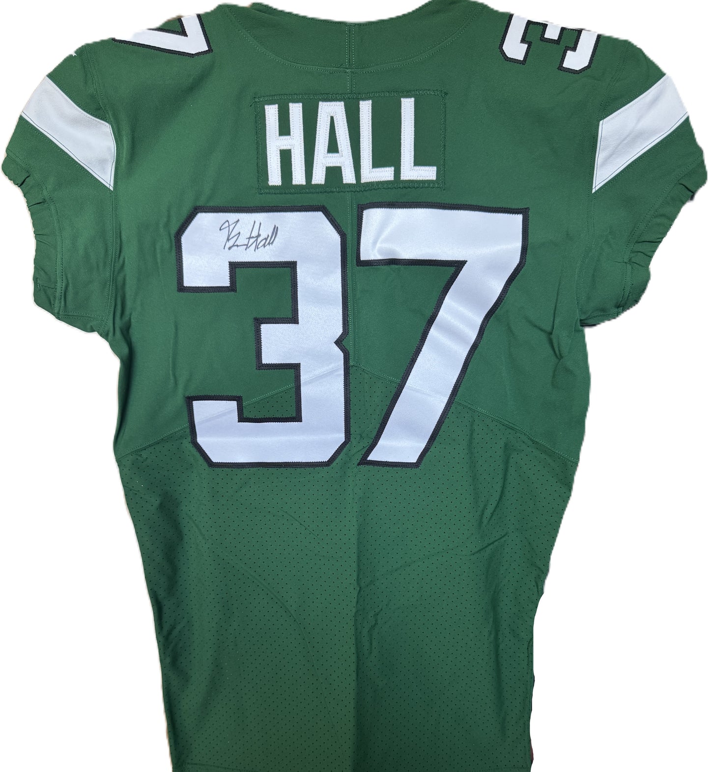 Bryce Hall Hand Signed AUTHENTIC 💪 New York Jets Jersey 👕 Also includes Professional Sports Authenticator COA 🛡️