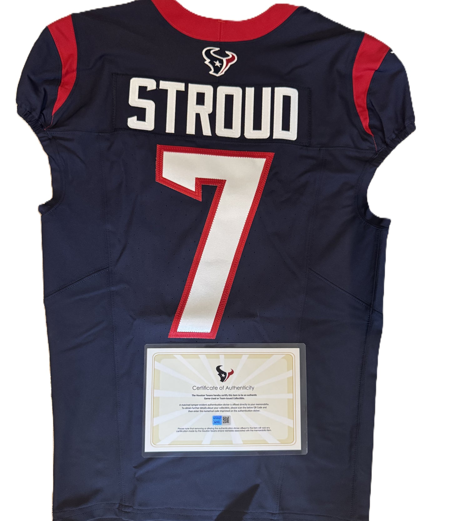 C. J. Stroud TEAM-ISSUED 💪 Houston Texans 🐂 Nike NFL Jersey 👕 Also Includes COA 🔥