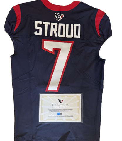 C. J. Stroud TEAM-ISSUED 💪 Houston Texans 🐂 Nike NFL Jersey 👕 Also Includes COA 🔥