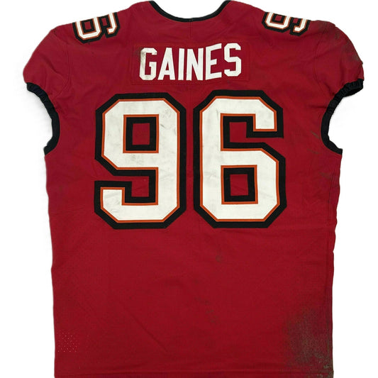 Greg Gaines GAME WORN 12/07/25 Tampa Bay Buccaneers OnField NFL Jersey vs New Orleans Saints Also includes COA 🛡️
