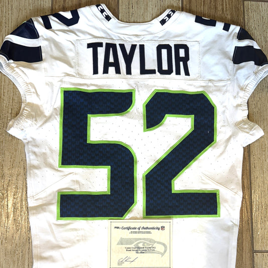 Darrell Taylor GAME-WORN💪09/17/2023 Seahawks Nike NFL Jersey👕vs. Detriot Lions🦁includes COA