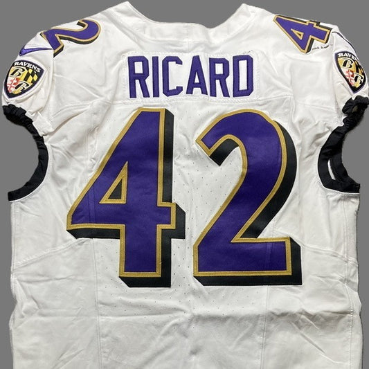 Patrick Ricard GAME-WORN💪10/06/24 PHOTO-MATCHED📸Baltimore Ravens💜NFL Jersey victory vs.Bengals