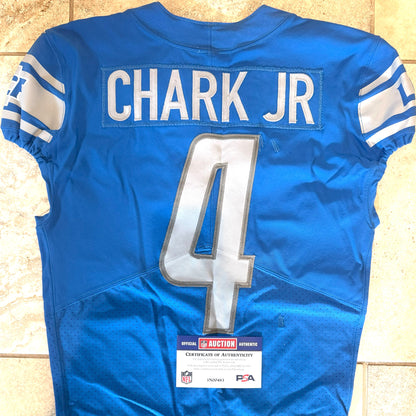 D.J. Chark Jr. GAME WORN💪Detroit Lions🦁Nike NFL Jersey👕 also includes PSA Certification🛡️