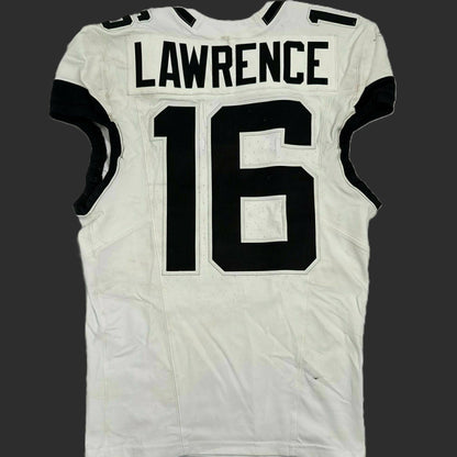 Trevor Lawrence GAME WORN 11/30/25 PHOTO MATCHED 📸 Jacksonville Jaguars NFL Jersey vs Tennessee Titans Also includes COA