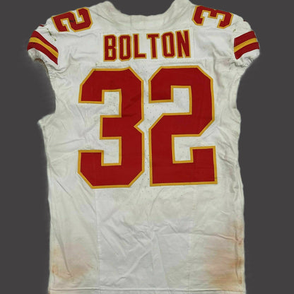 Nick Bolton GAME WORN 💪 11/16/25 Kansas City Chiefs Nike NFL Jersey 🎽 vs Denver Broncos Also Includes Certificate of Authenticity