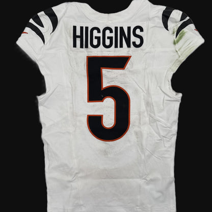 Tee Higgins GAME WORN/USED 09/07/25💪Cincinnati Bengals🐅NFL Jersey vs Cleveland Browns
