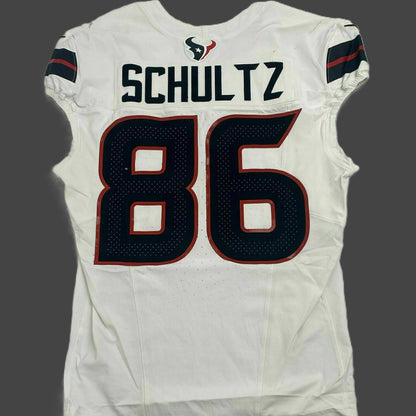 Dalton Schultz GAME WORN 11/16/25 Houston Texans 🐂 Nike NFL Jersey 👕 vs Tennessee Titans Also includes COA
