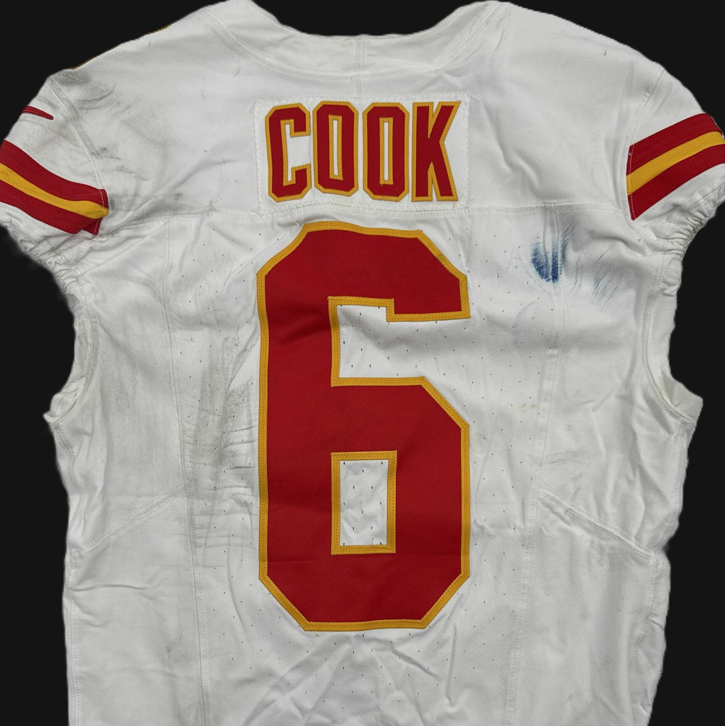 Bryan Cook GAME WORN 💪 09/21/25 Kansas City Chiefs Nike NFL Jersey 🎽 vs Giants - COA included 🛡️
