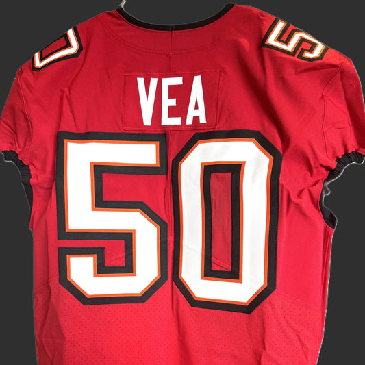 Vita Vea GAME ISSUED 🔥Tampa Bay Buccaneers Nike On-Field NFL Jersey 👕 Inc. COA