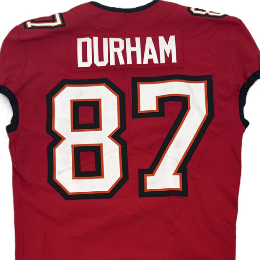 Payne Durham GAME-WORN💪09/15/25 Tampa Bay Buccaneers🏴‍☠On-Field NFL Jersey👕vs.Houston Texans