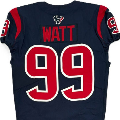 J.J. Watt TEAM ISSUED 🔥 Color Rush Houston Texans 🐂 Nike NFL Jersey 👕 inc COA 🛡️