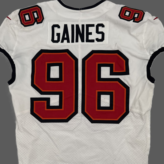 Greg Gaines GAME-WORN 8/23/25 Tampa Bay Buccaneers OnField NFL Jersey vs.Bills
